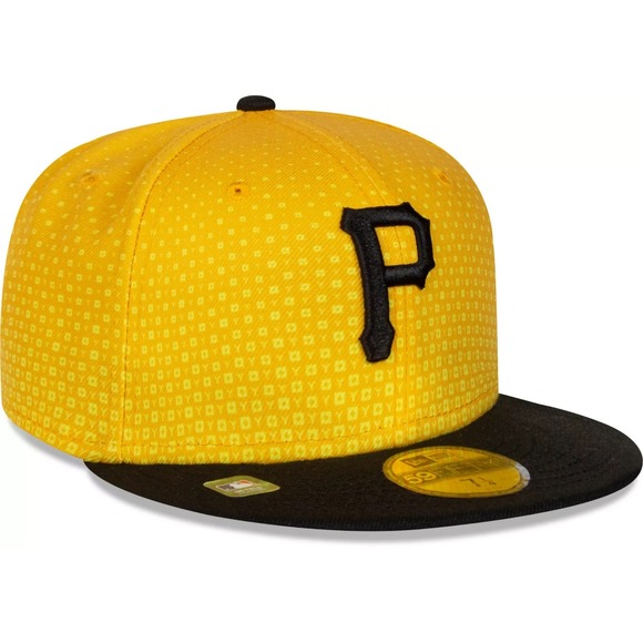 NEW Pittsburgh Pirates City Connect 59FIFTY 7 1/4 Fitted Hat New Era Black/Gold - Picture 3 of 6